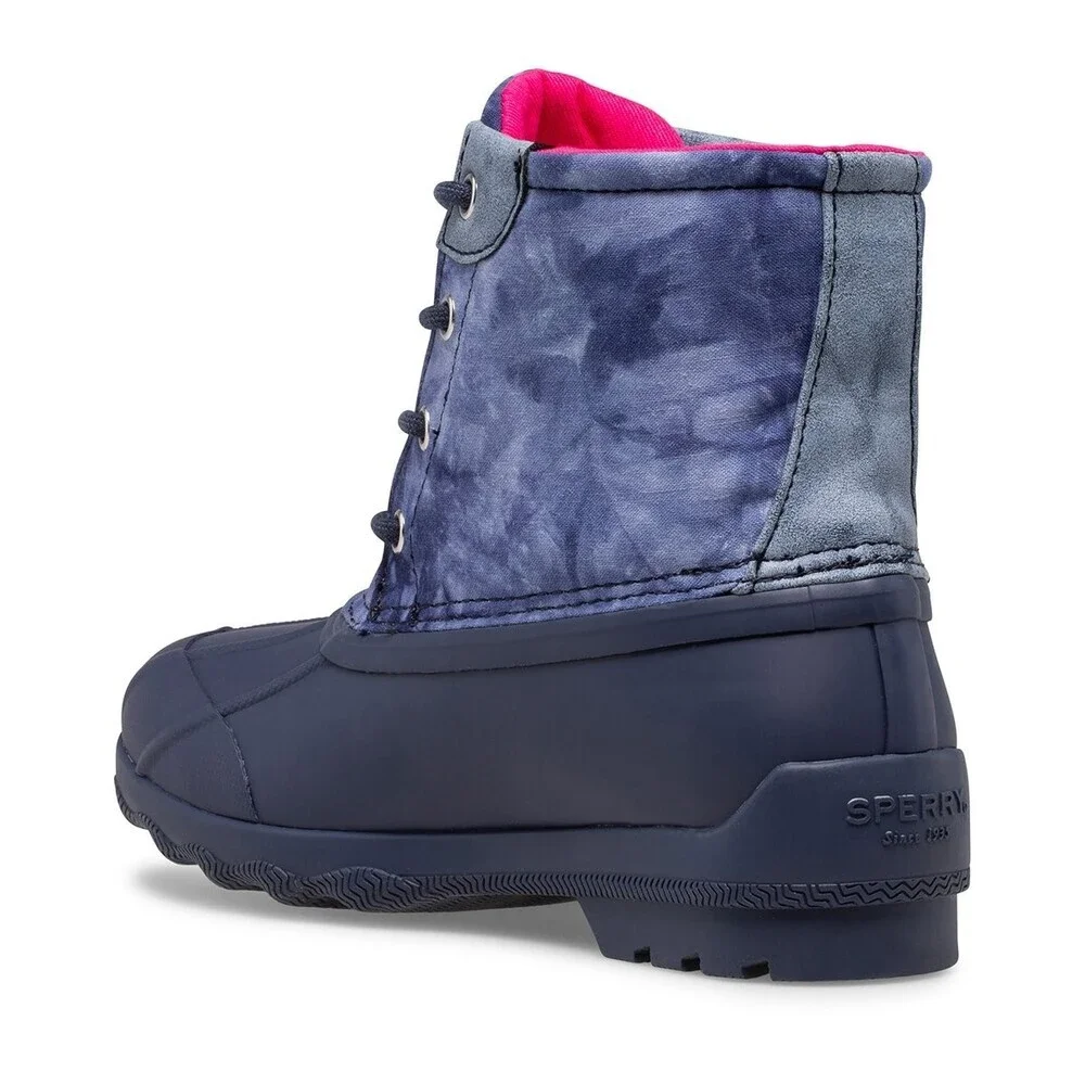 Sperry Top-Sider SCL165398 Kids US 13 Navy Round Toe Ankle Duck Boots JOBB1109